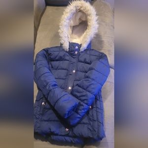 Navy Blue Old Navy Coat 10/12 Girl